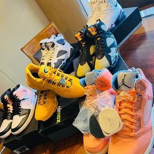 New Jordan’s some only worn once ask me size most this are new not even try on